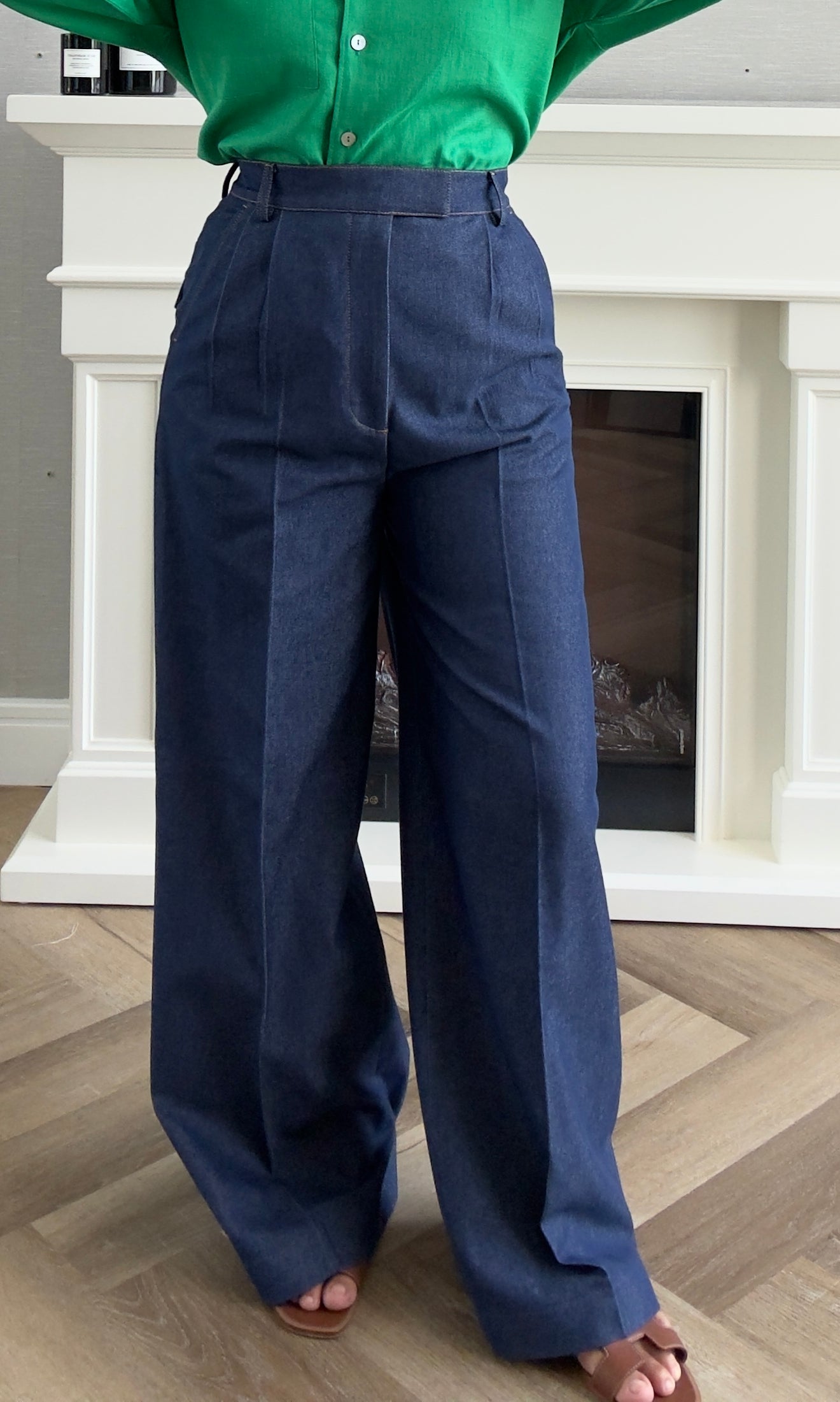 Denim Pants - Navy Blue