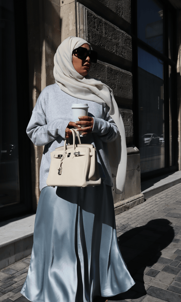 Knit Sweater - Baby Blue