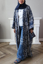 Customized Riyadh Abaya - Blue