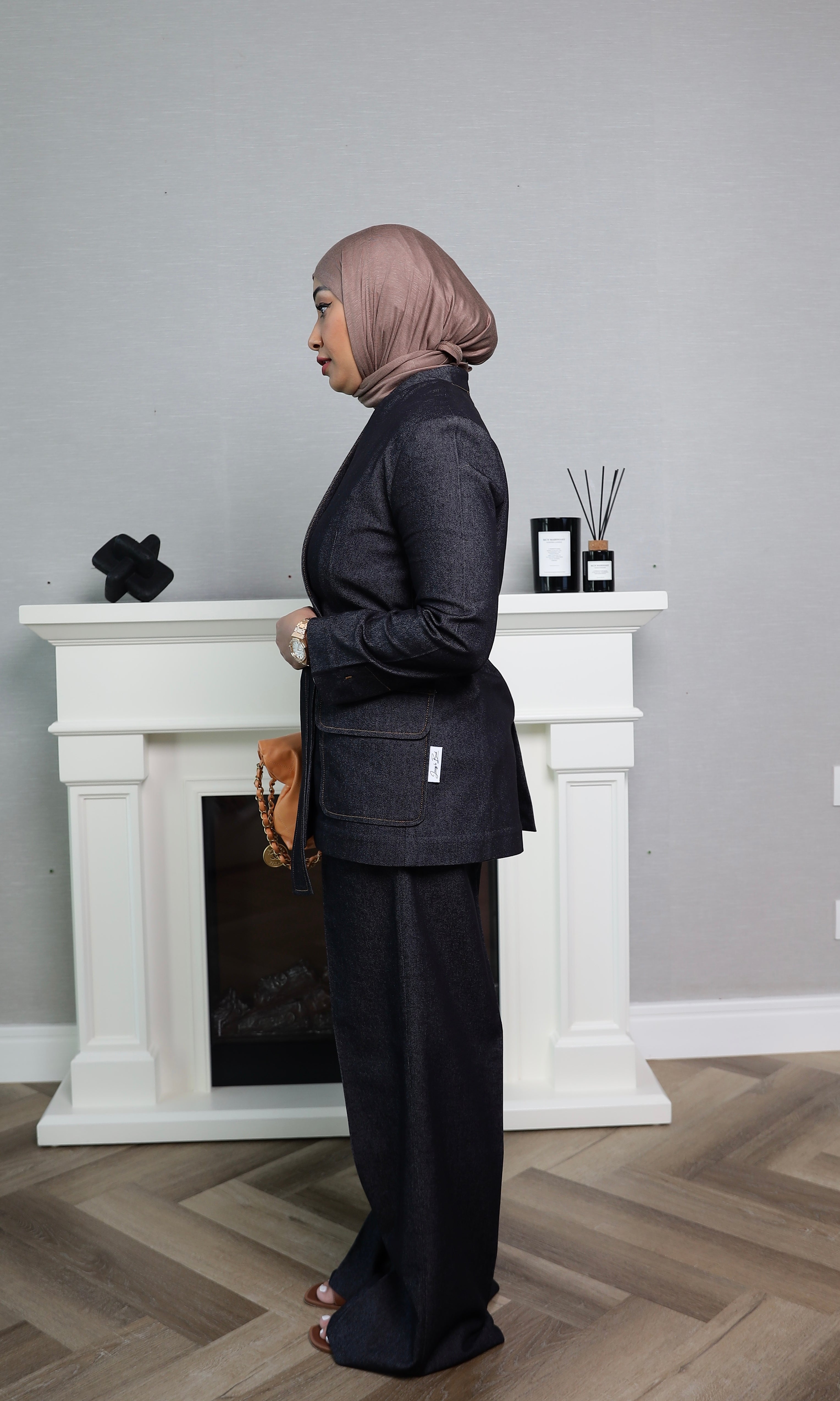 Bond - Denim Suit - Black