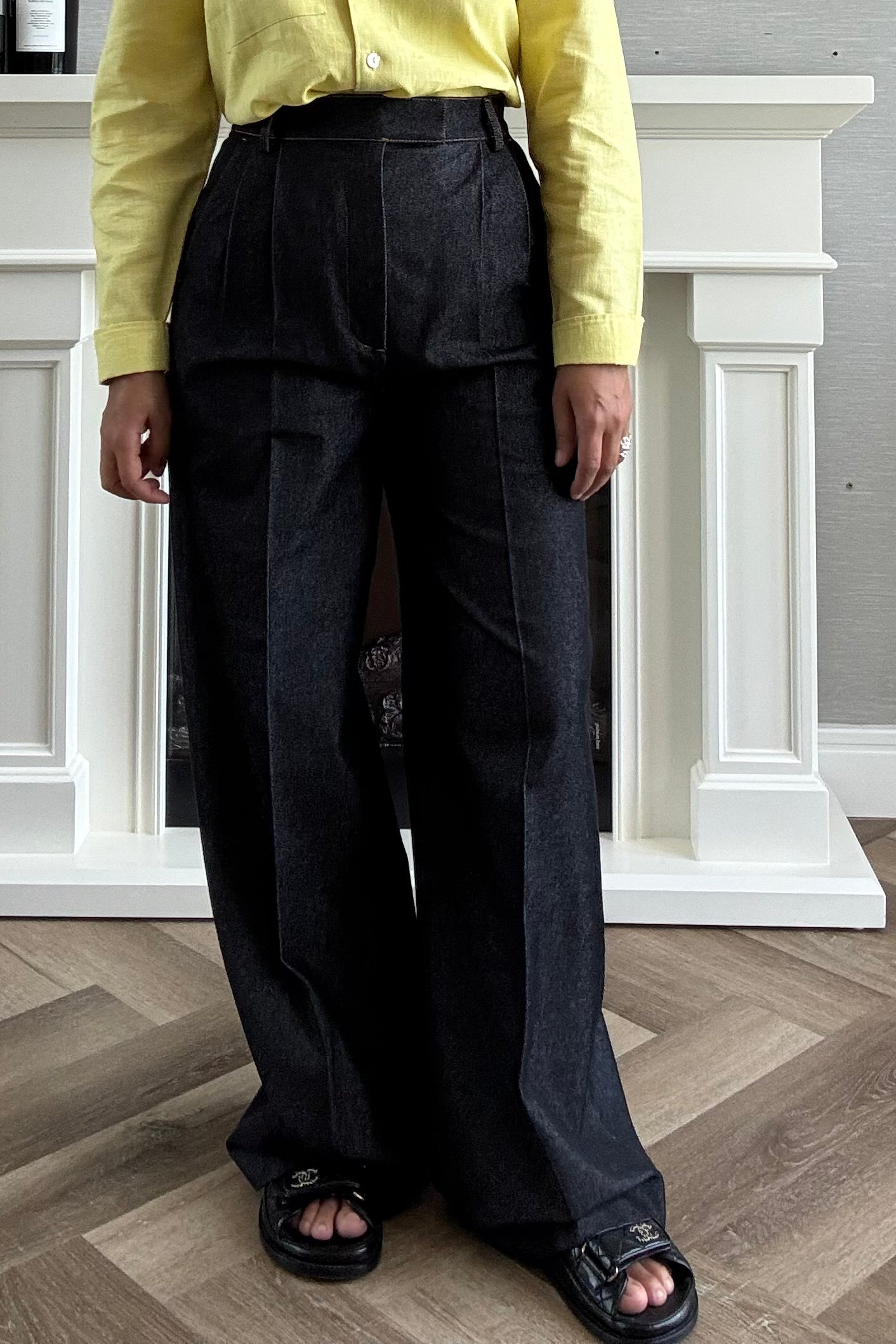 Denim Pants - Black