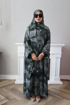 Customized Al Ain Abaya - Dark Green