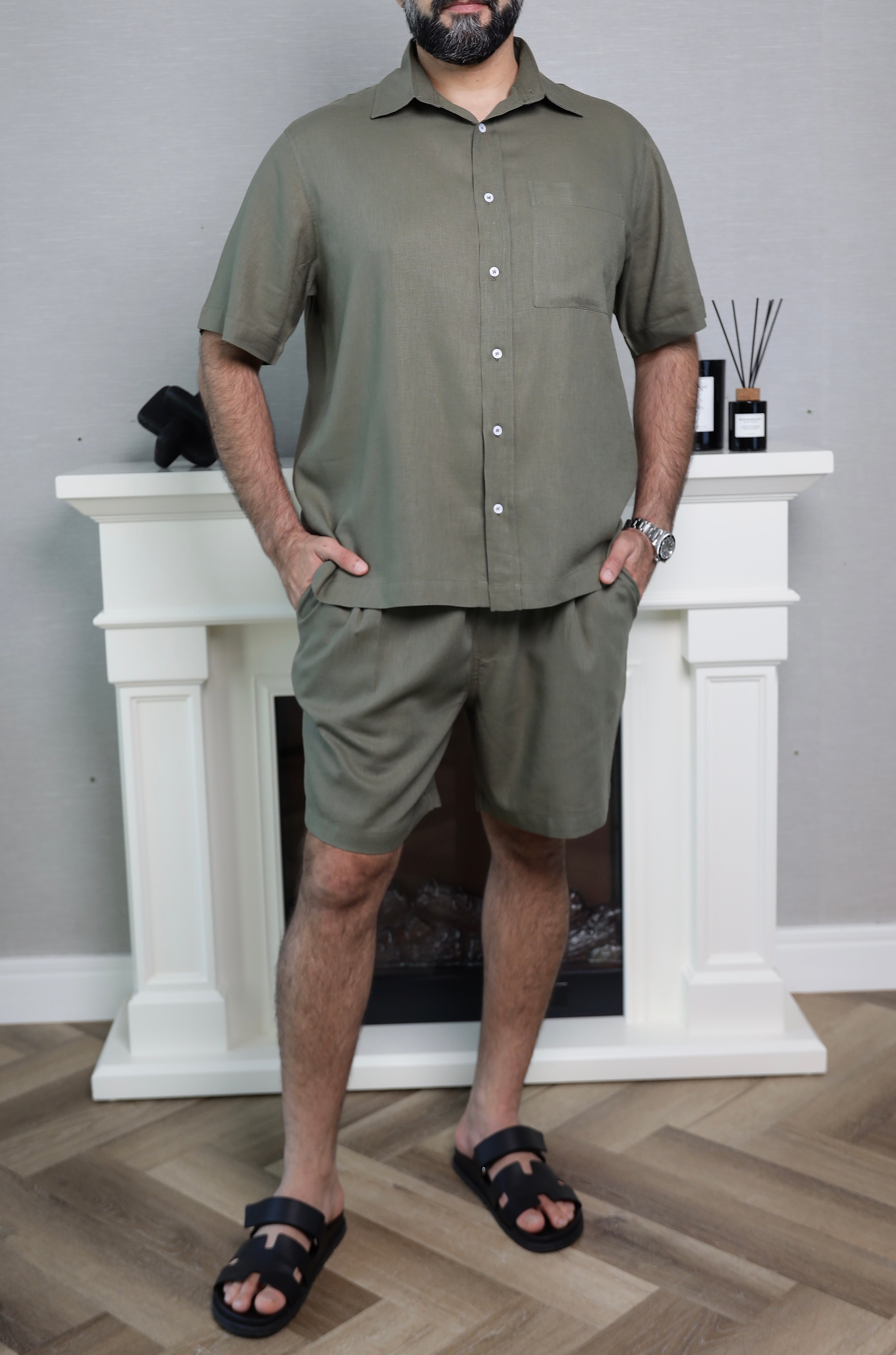 His Suit - Army Green