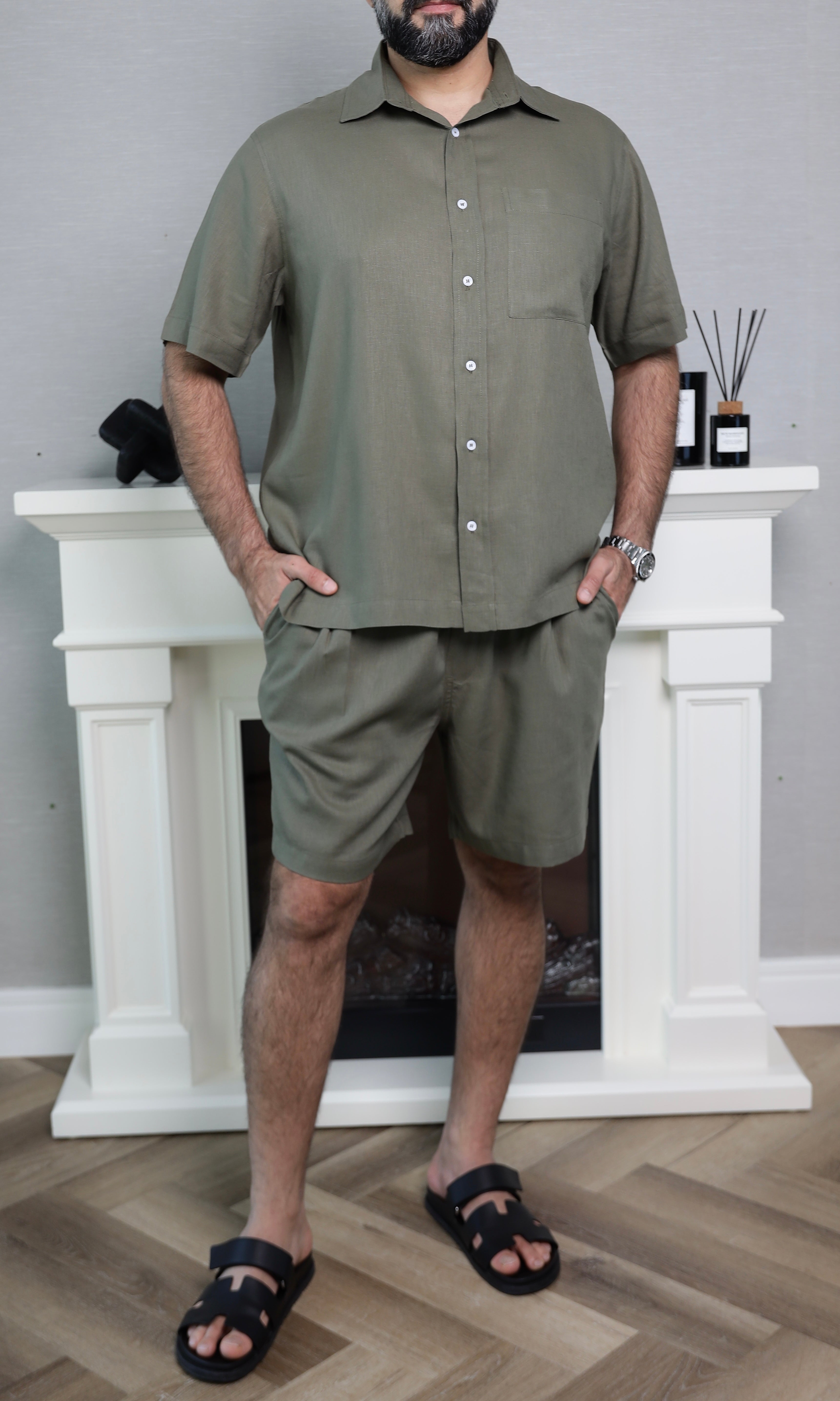 His Suit - Army Green