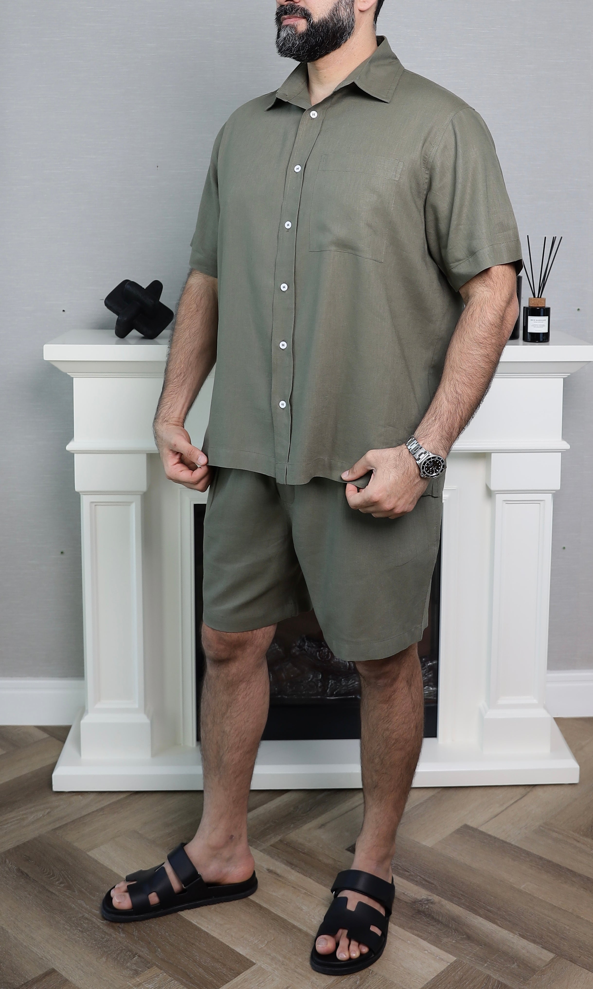 His Suit - Army Green