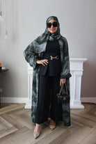 Customized Al Ain Abaya - Dark Green