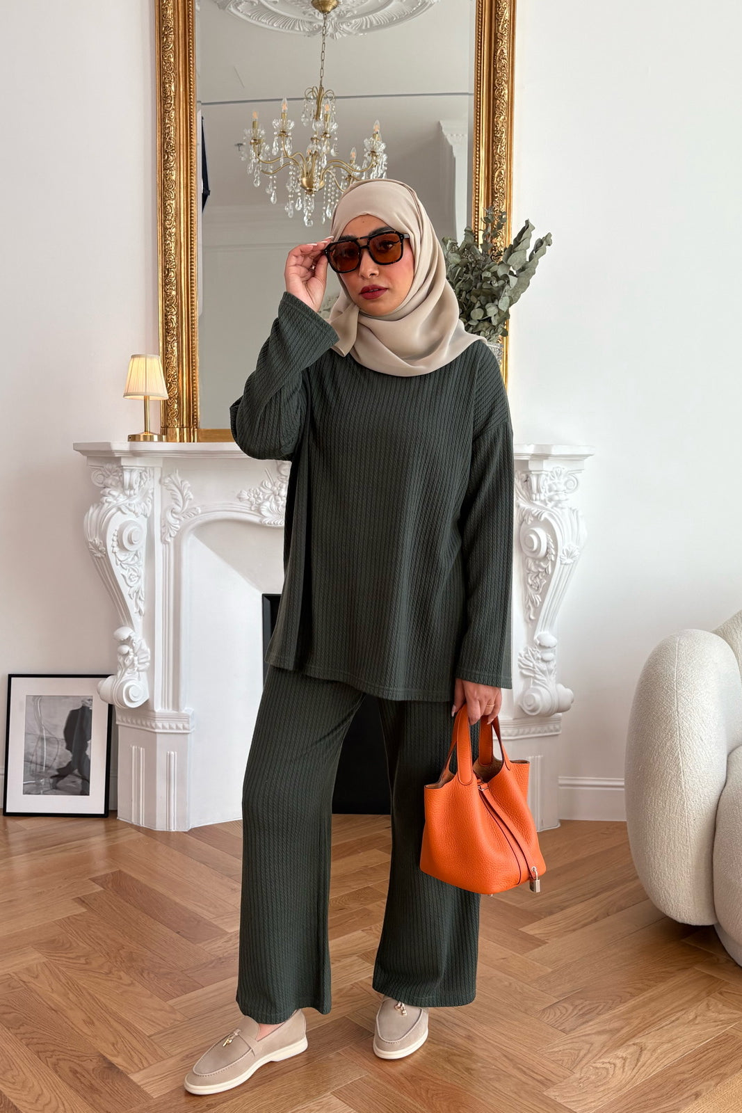 Knit Top & Pants set