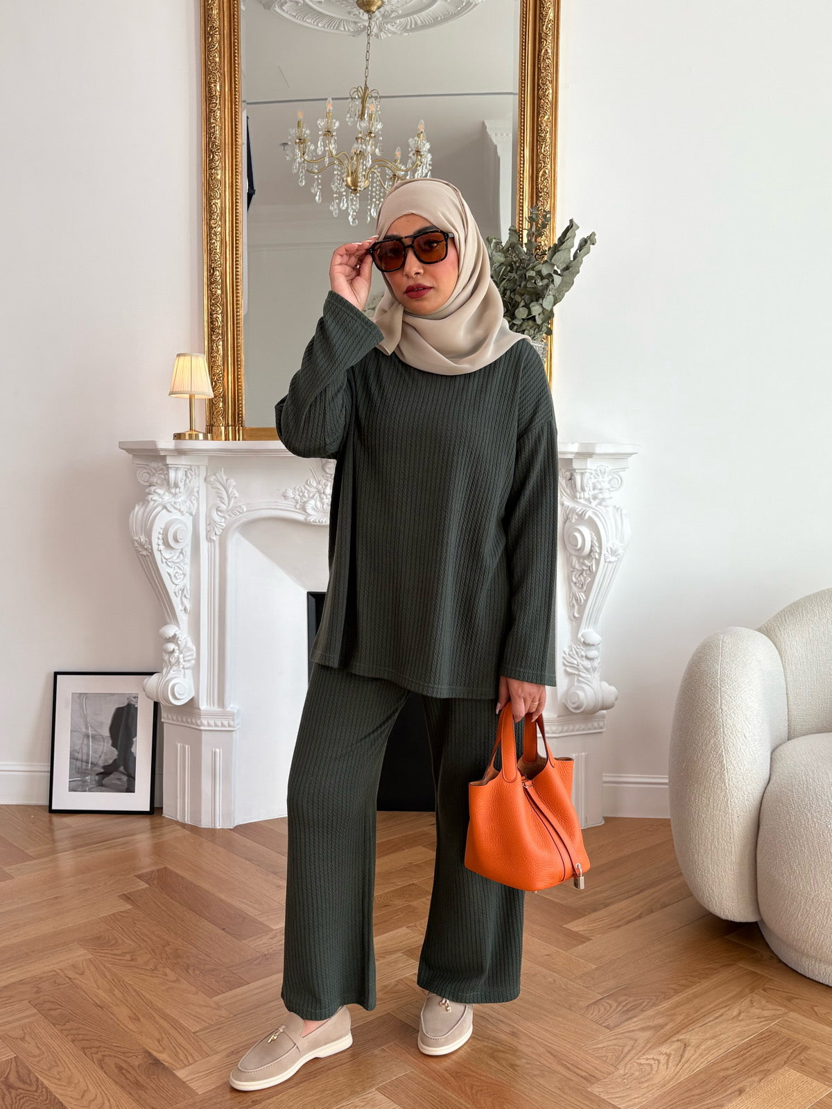 Knit Top & Pants set