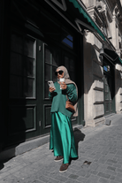 Knit Sweater - Royal Green