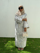 Customized Riyadh Abaya - Ivory