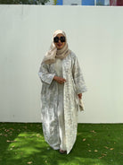 Customized Riyadh Abaya - Ivory