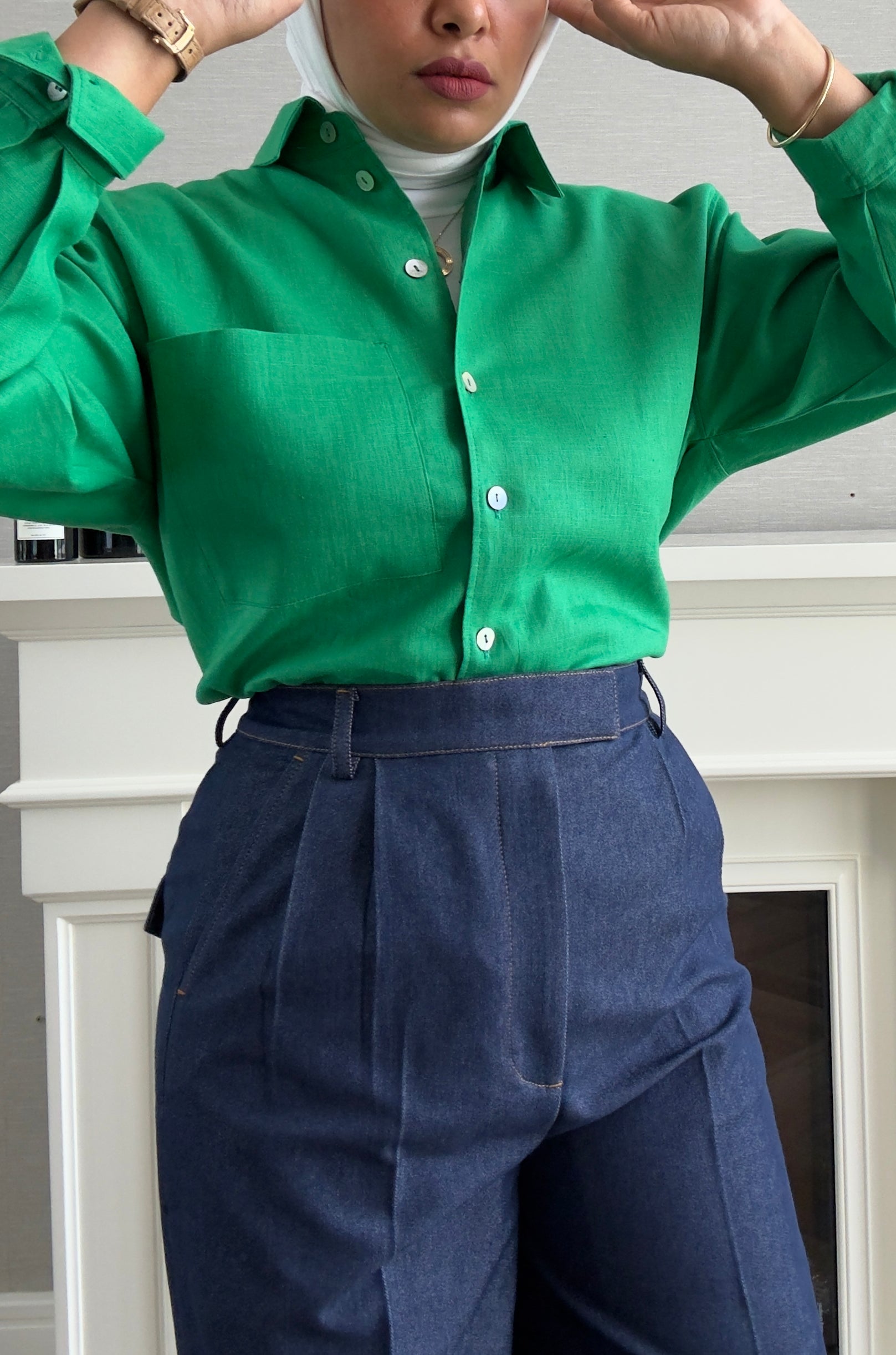 Denim Pants - Navy Blue