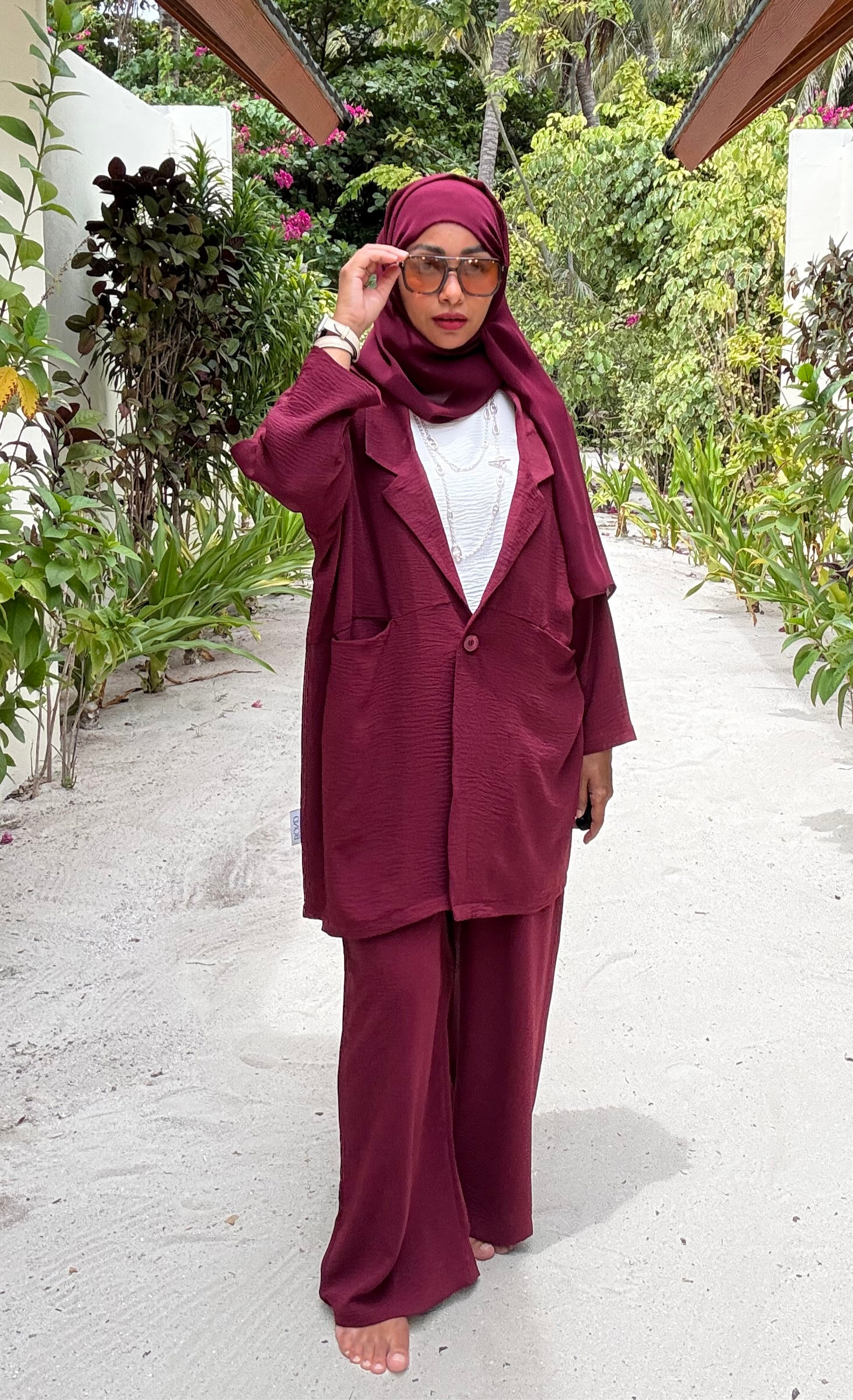 3 Pc Suit - Maroon