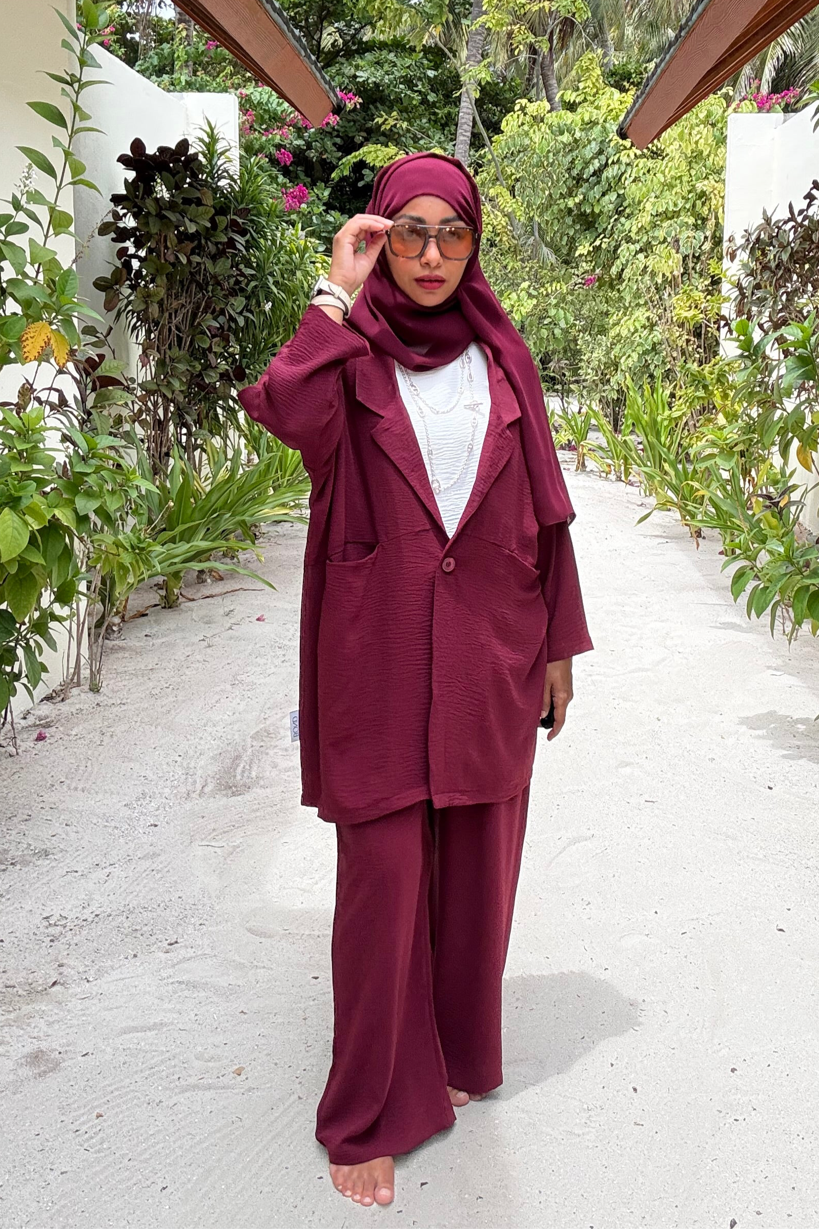 3 Pc Suit - Maroon