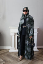 Customized Al Ain Abaya - Dark Green