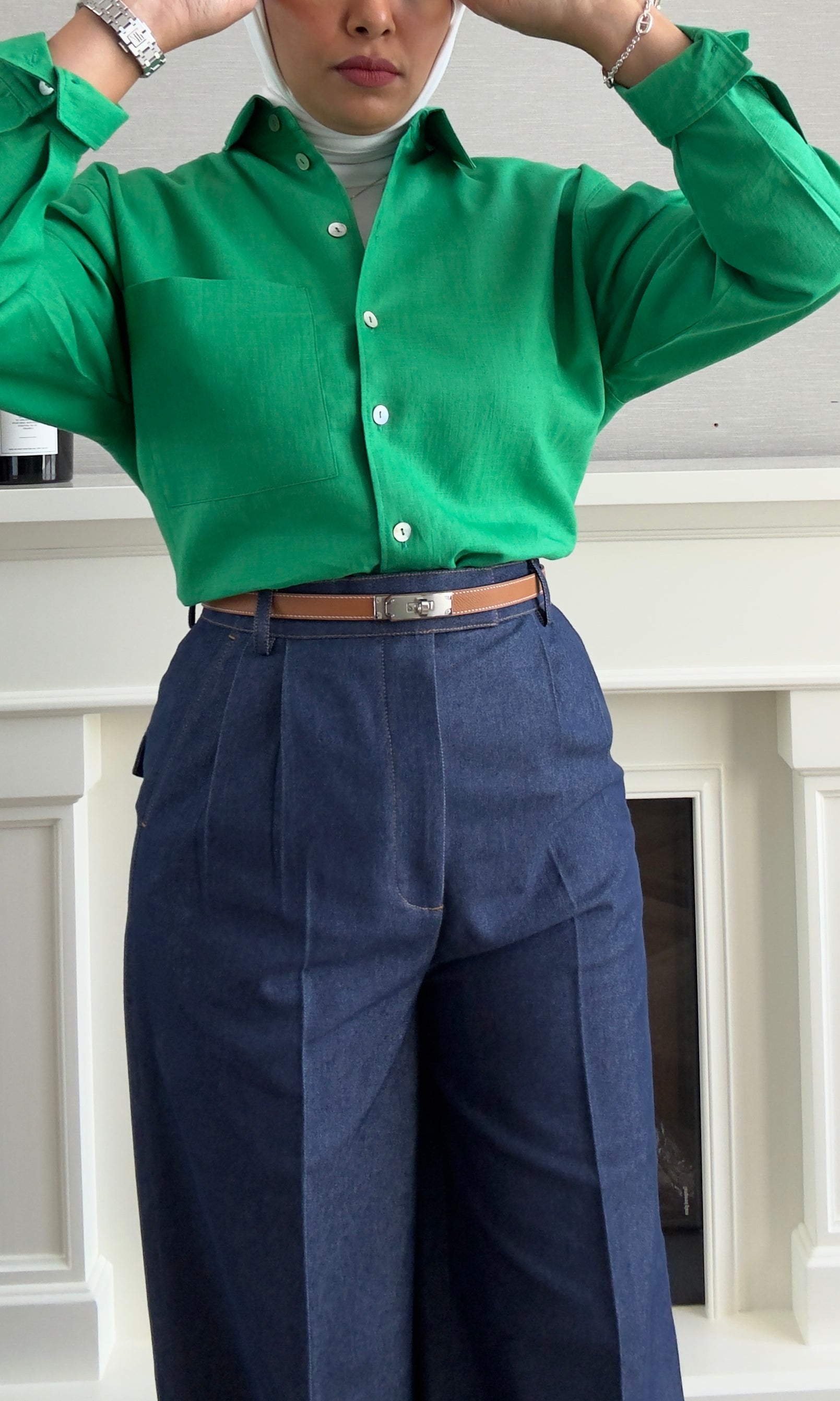 Denim Pants - Navy Blue