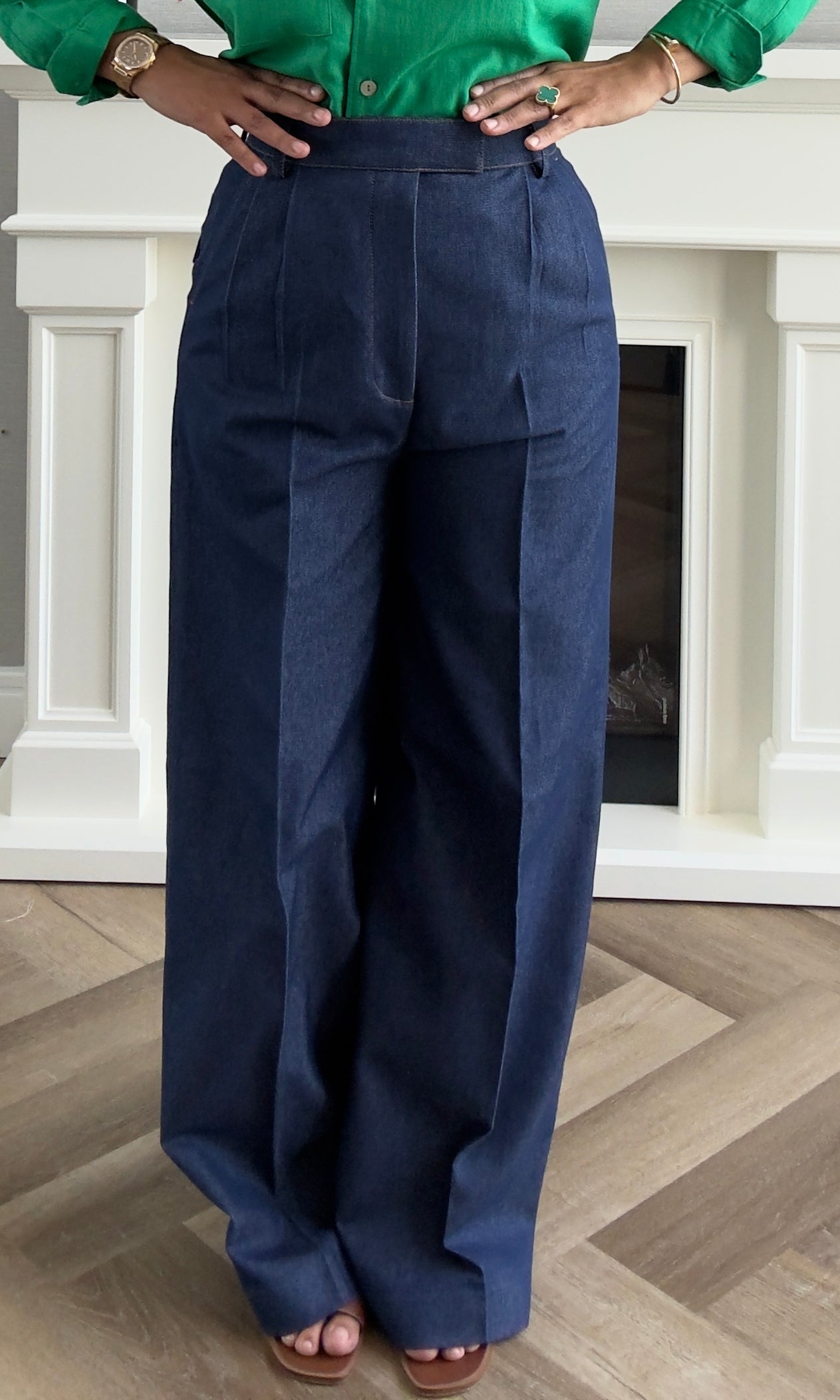 Denim Pants - Navy Blue