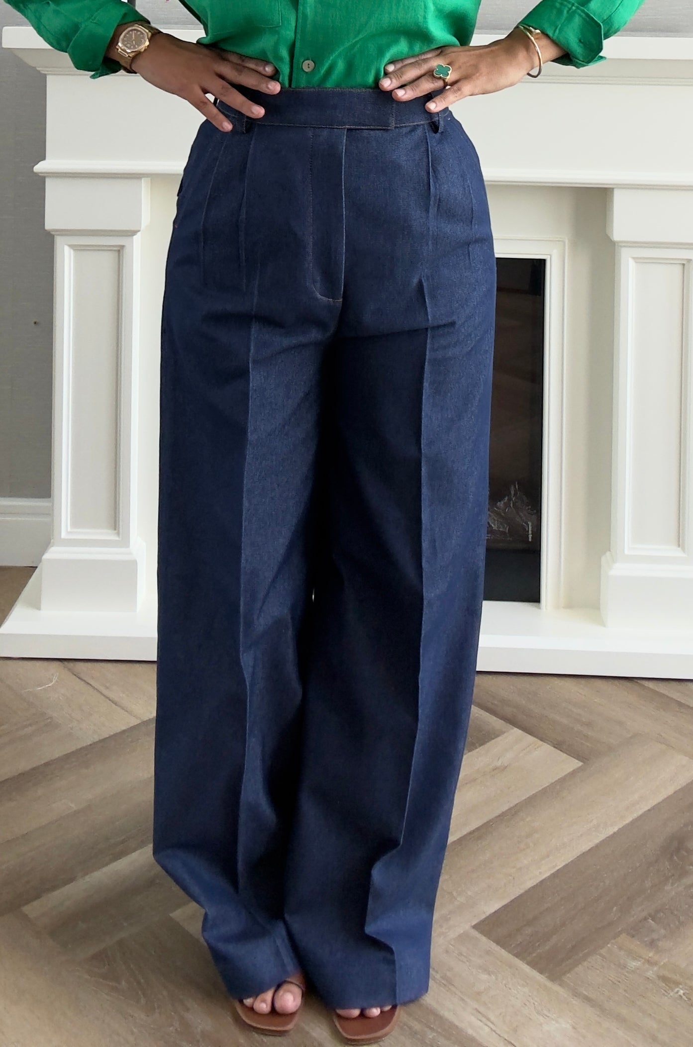 Denim Pants - Navy Blue