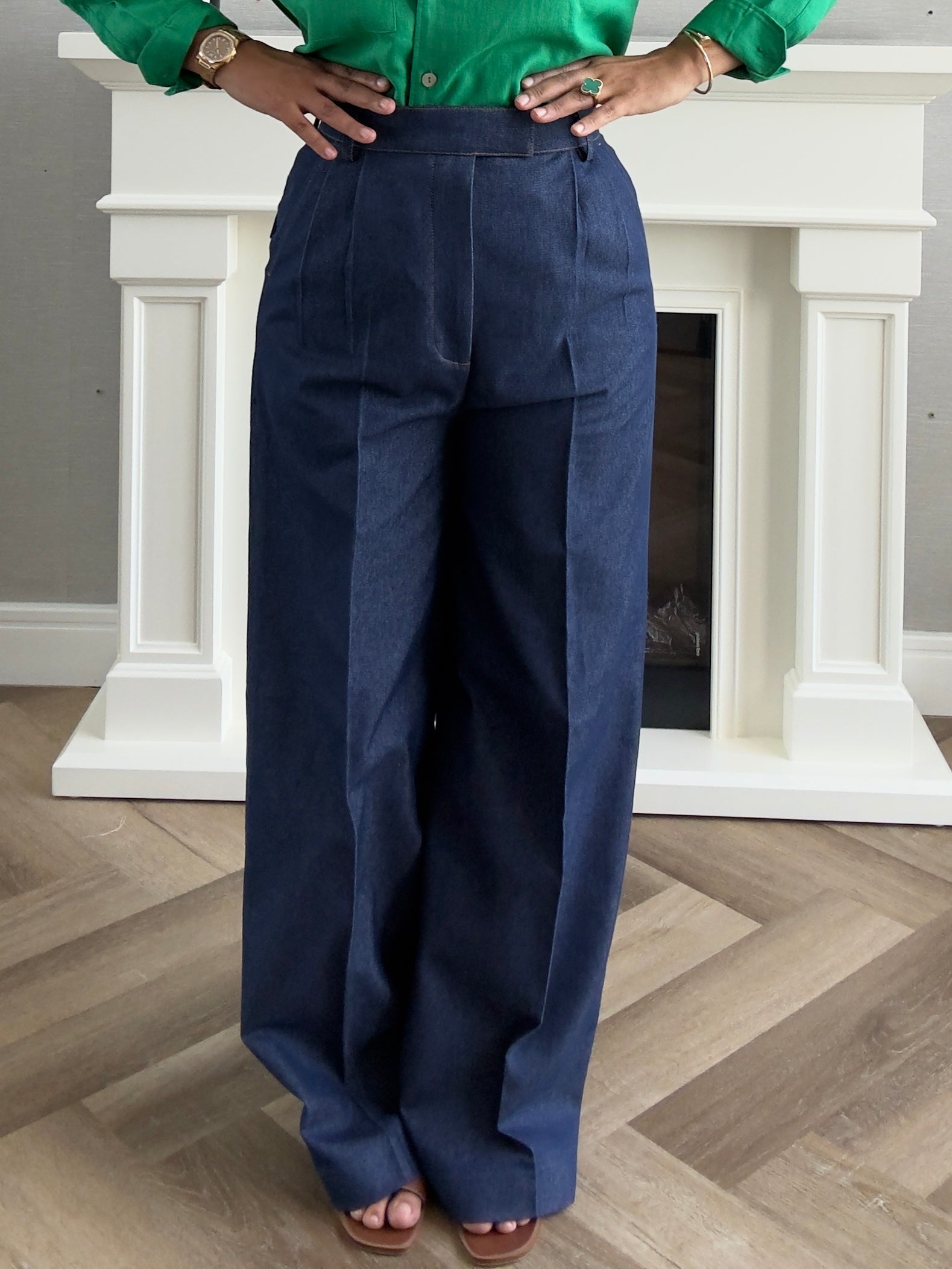 Denim Pants - Navy Blue