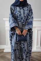 Customized Riyadh Abaya - Blue