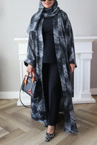 Customized Al Ain Abaya - Gray