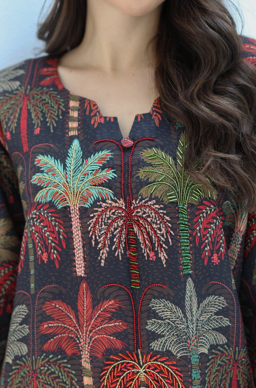 L98 Dark Palm Jalabiya