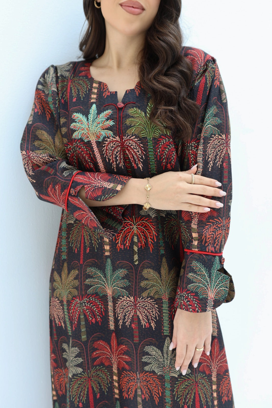 L98 Dark Palm Jalabiya