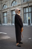 Knit Maxi Skirt - Black