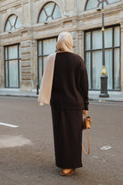 Knit Maxi Skirt - Black