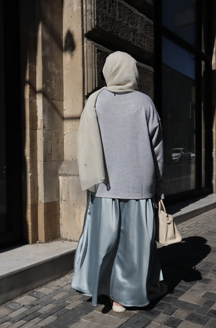 Knit Sweater - Baby Blue