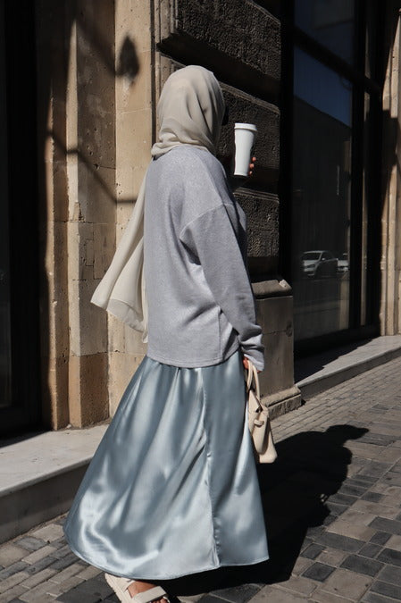 Knit Sweater - Baby Blue