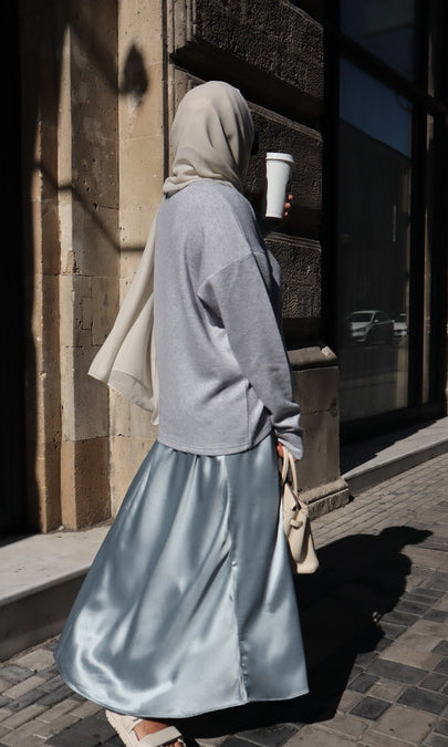 Knit Sweater - Baby Blue