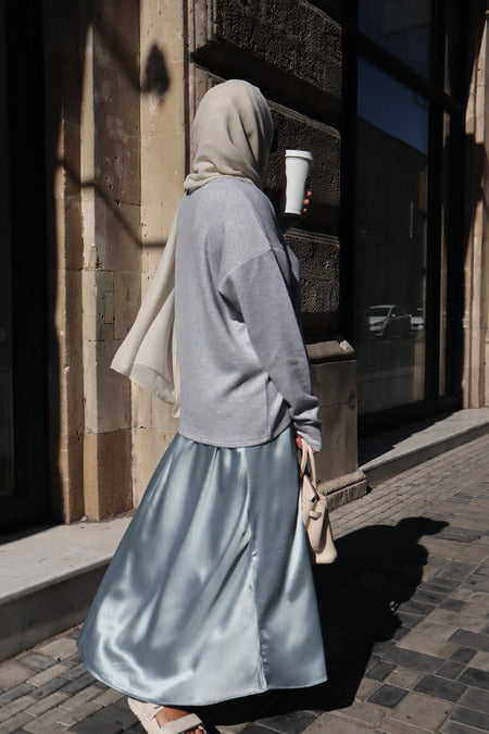 Knit Sweater - Baby Blue