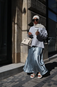 Knit Sweater - Baby Blue