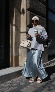 Knit Sweater - Baby Blue