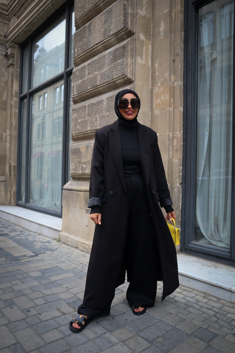 Maxi Blazer - Black