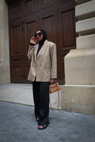 Oversized Blazer - Brown