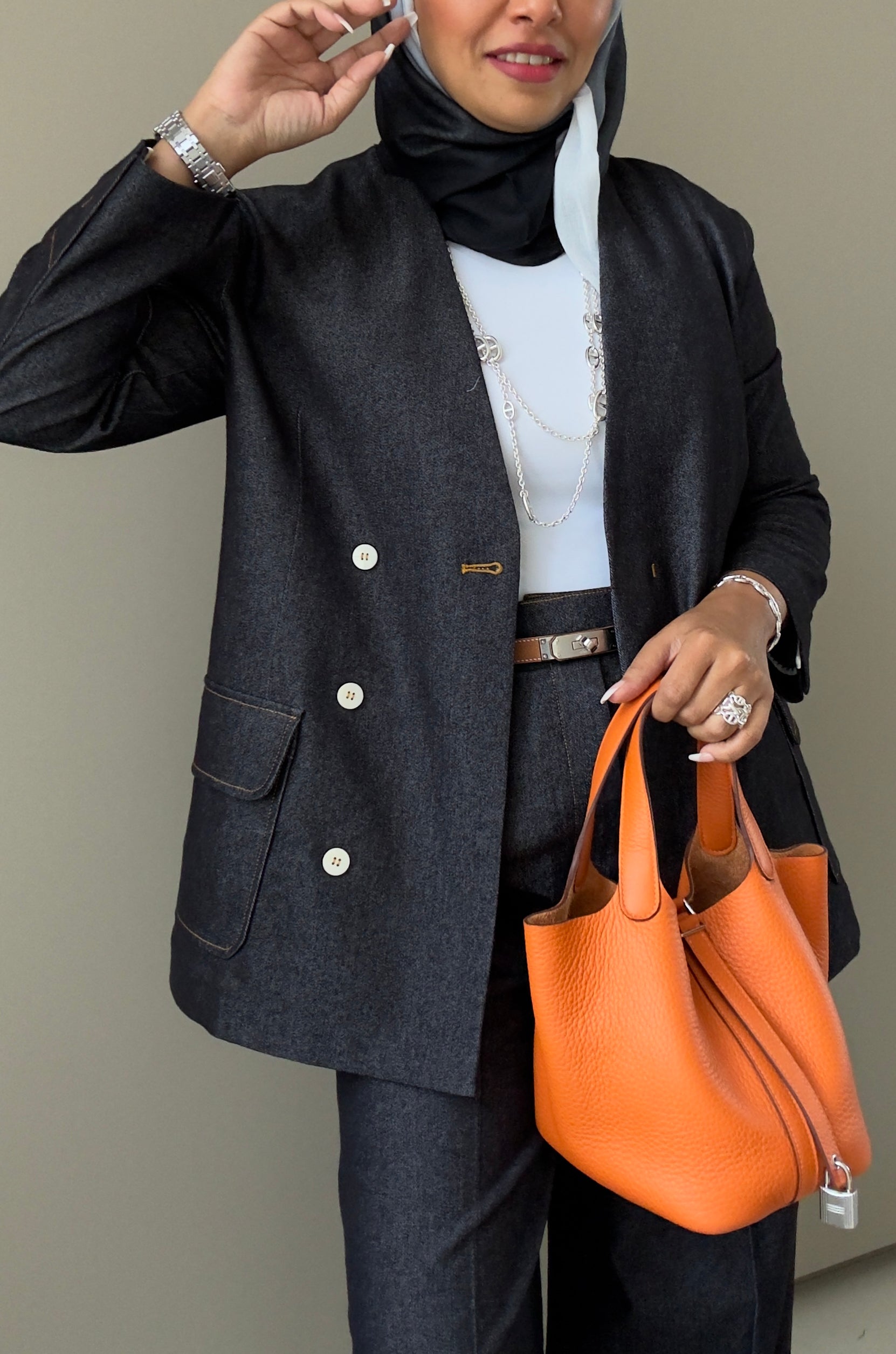 Bond - Denim Suit - Black