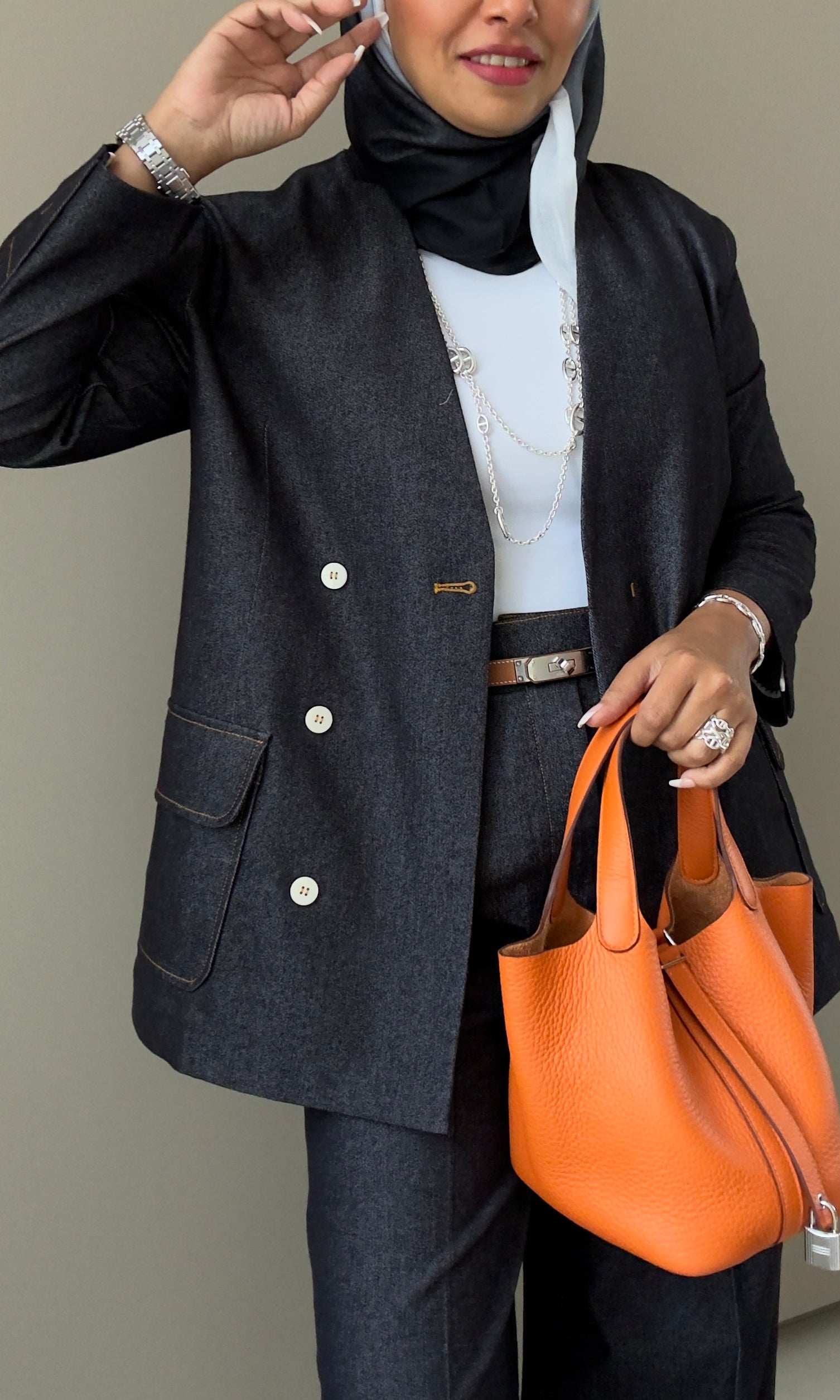 Bond - Denim Suit - Black