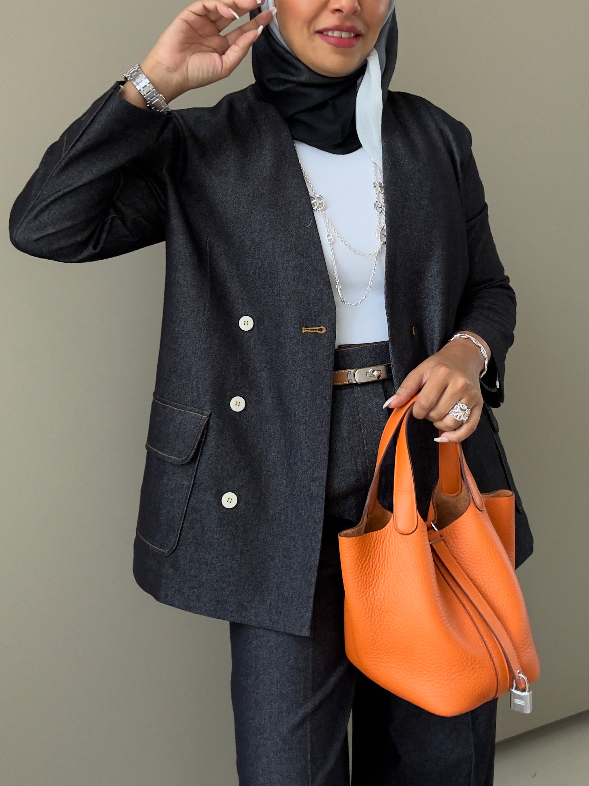 Bond - Denim Suit - Black