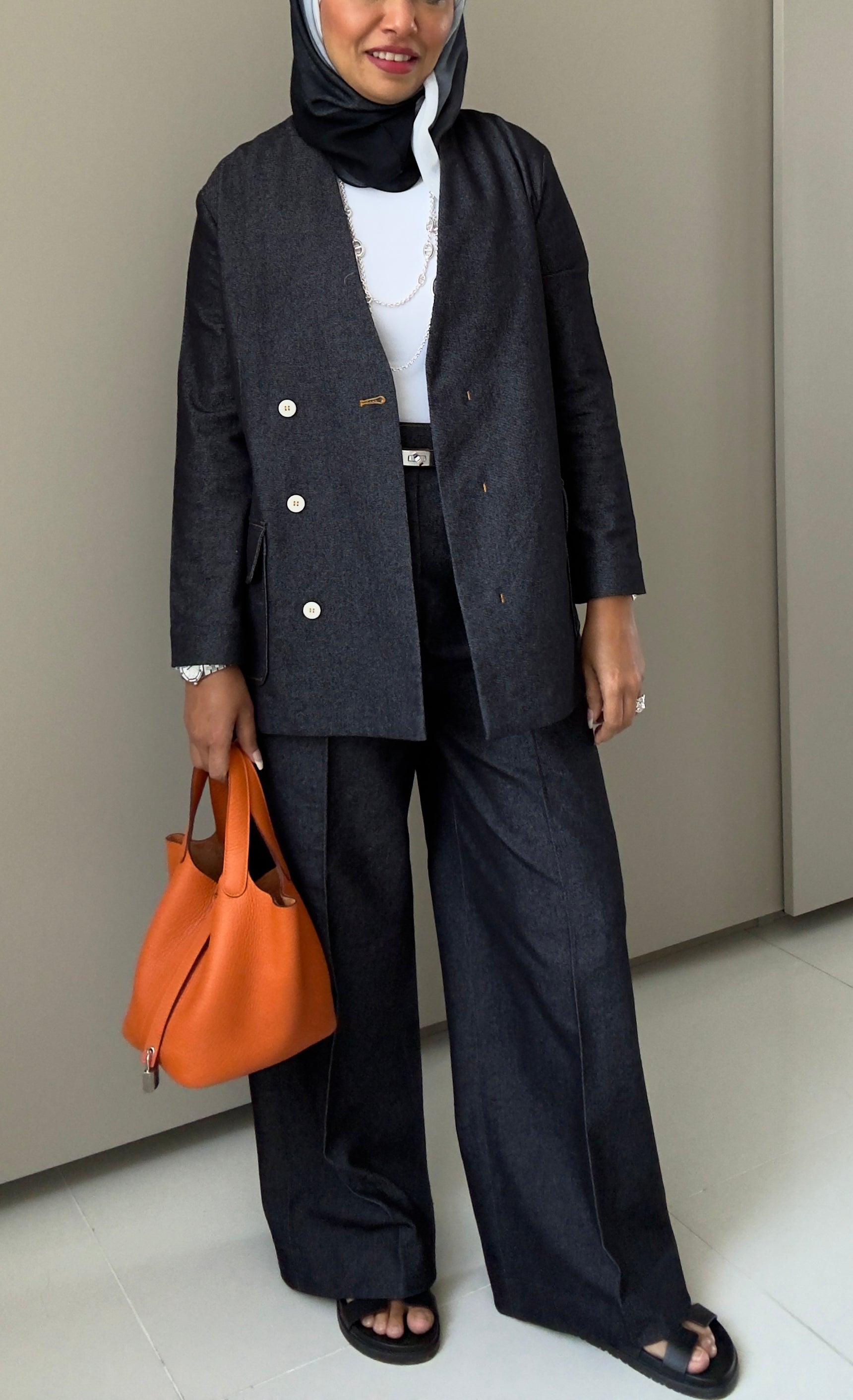 Bond - Denim Suit - Black