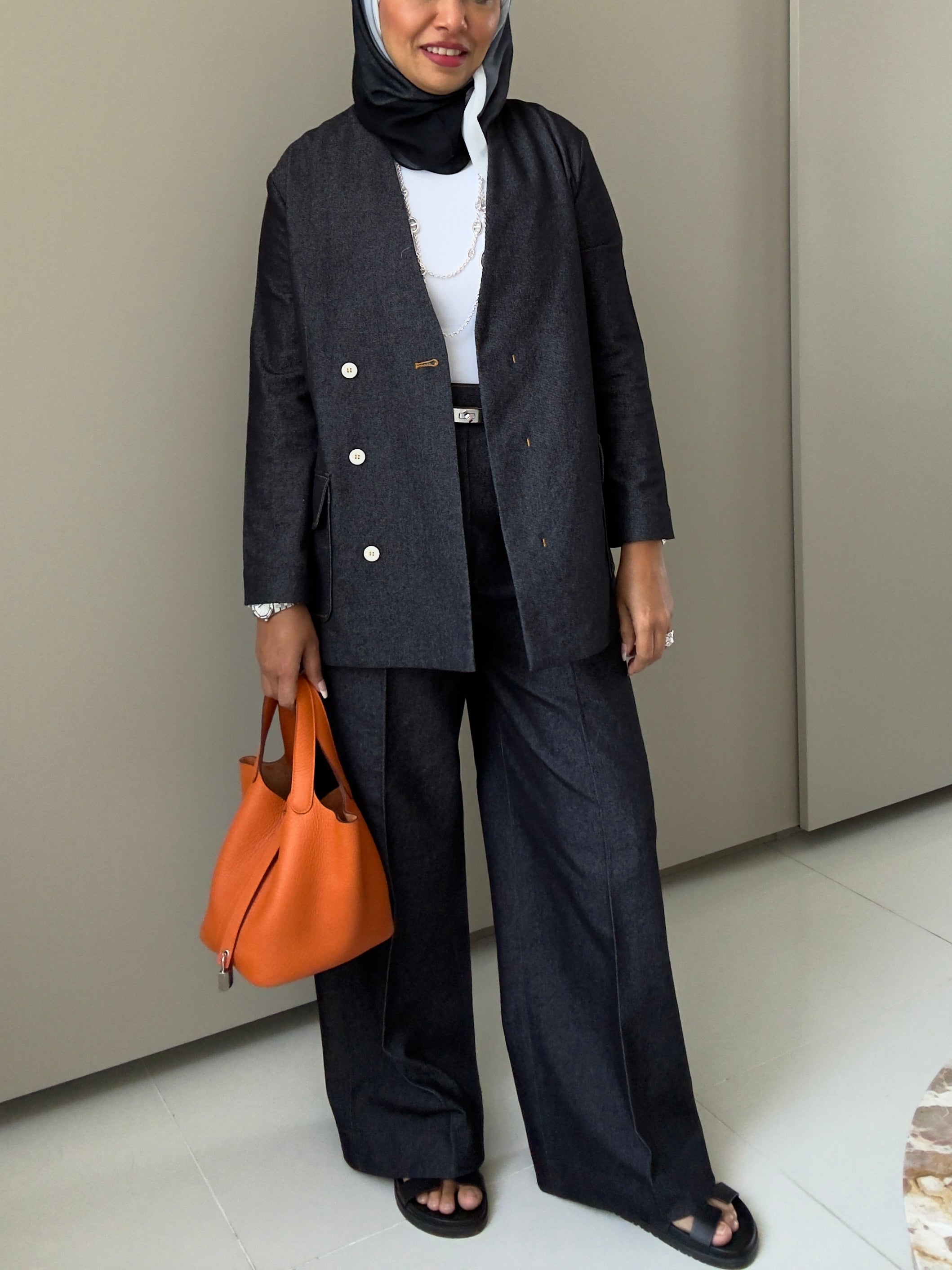 Bond - Denim Suit - Black