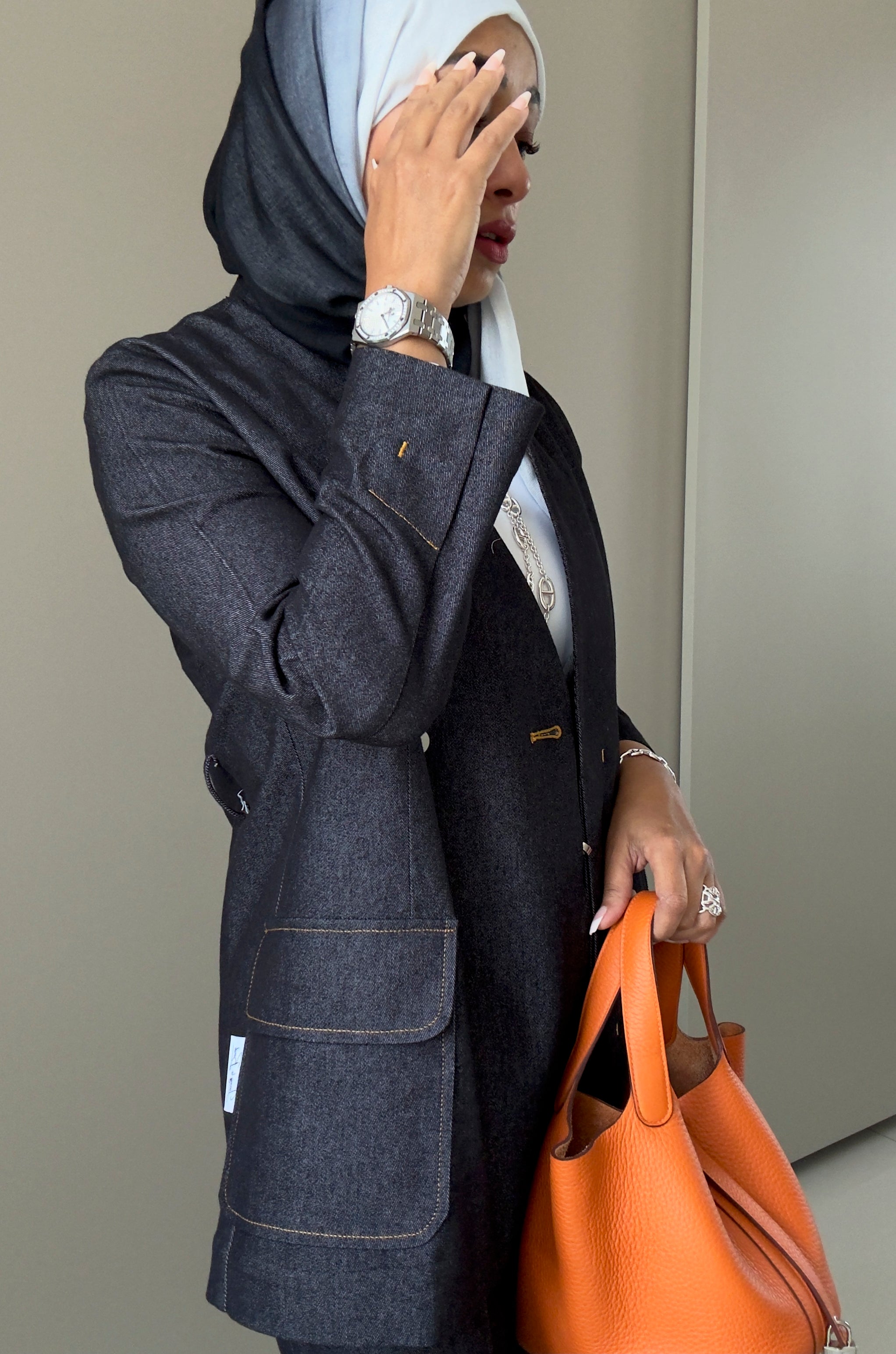 Bond - Denim Suit - Black