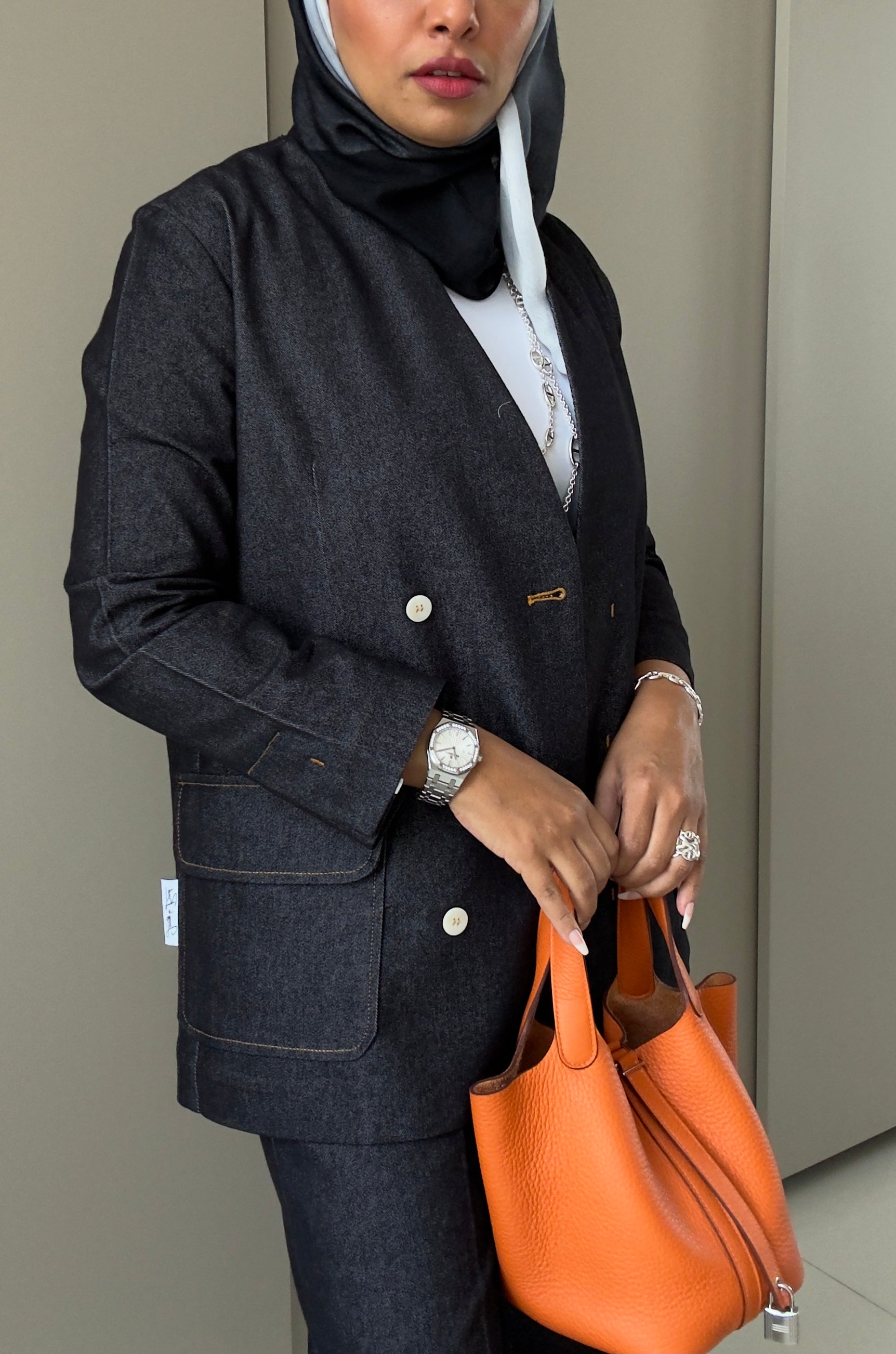 Bond - Denim Suit - Black