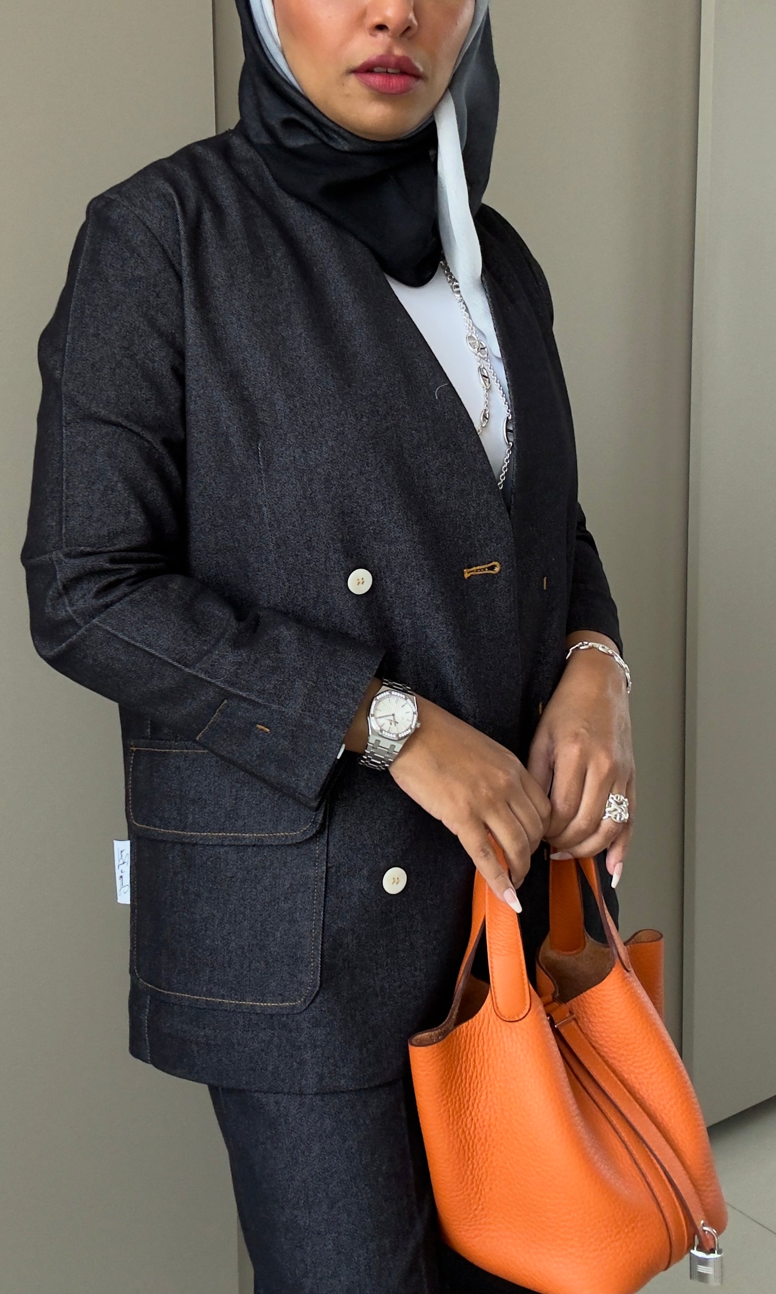 Bond - Denim Suit - Black