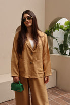 Resort Suit - Dark Beige
