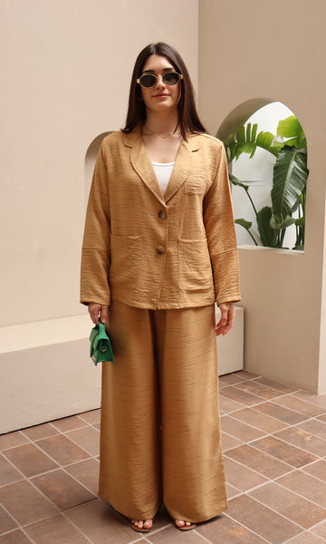 Resort Suit - Dark Beige