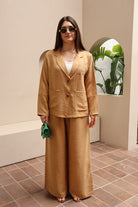 Resort Suit - Dark Beige