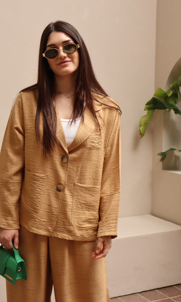 Resort Suit - Dark Beige