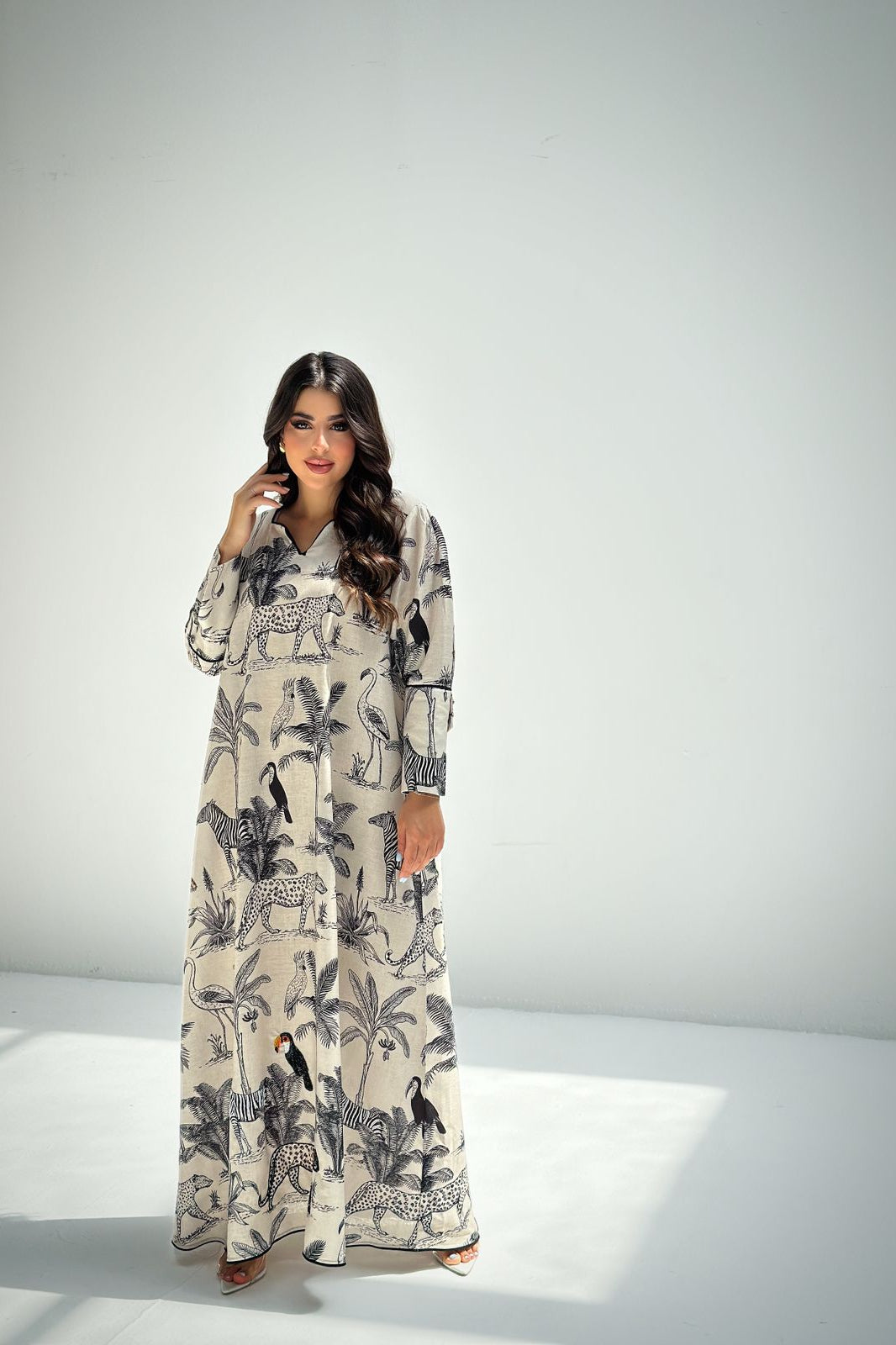 Ready - L73 Embroidery Jalabiya